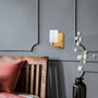 Opviq Lámpara de pared Hania Dorado